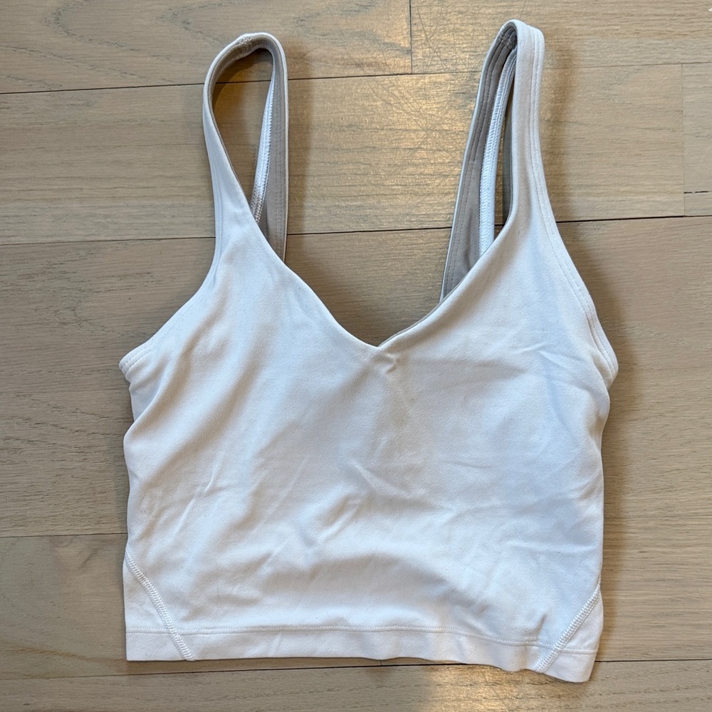 lululemon athletica White Crop Top
